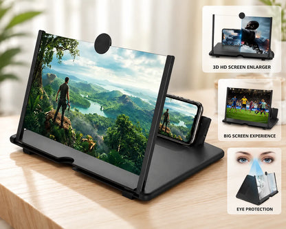 3D Screen Magnifier with Eye-Comfort Viewing Lens