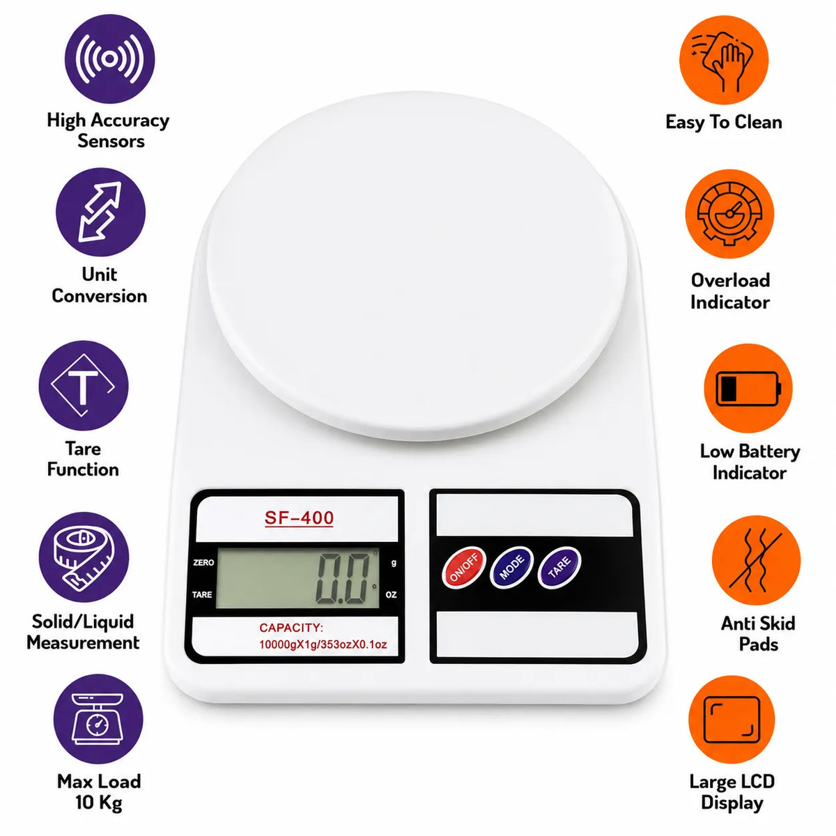 Precision Digital Kitchen Weighing Scale