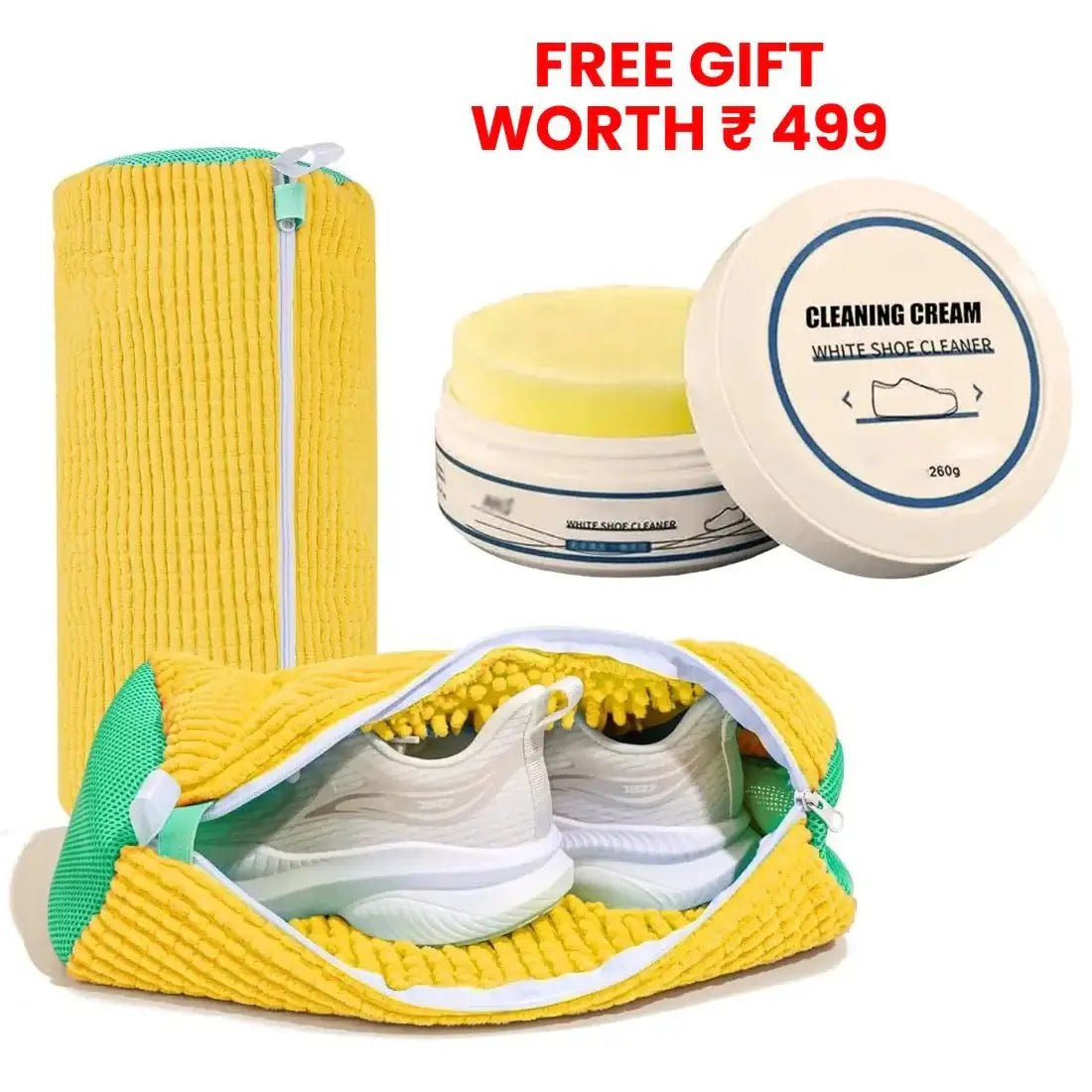 Shoe Washing Machine Bag – Durable Zip Laundry Bag for Cleaning Sneakers, Trainers & Footwear