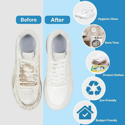 Shoe Washing Machine Bag – Durable Zip Laundry Bag for Cleaning Sneakers, Trainers & Footwear