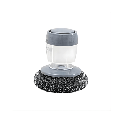 Soap Dispensing Palm Brush | Compact Kitchen Scrubber for Easy Cleaning