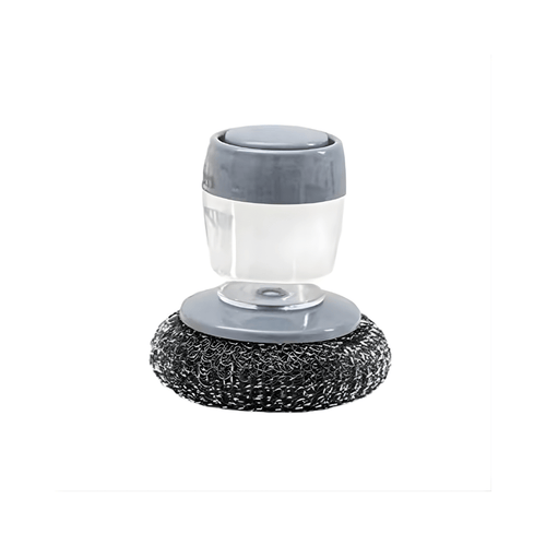 Soap Dispensing Palm Brush | Compact Kitchen Scrubber for Easy Cleaning