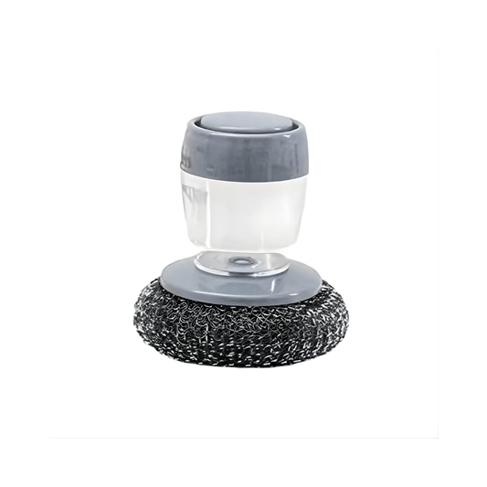 Soap Dispensing Palm Brush | Compact Kitchen Scrubber for Easy Cleaning