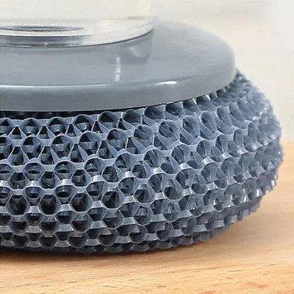 Soap Dispensing Palm Brush | Compact Kitchen Scrubber for Easy Cleaning