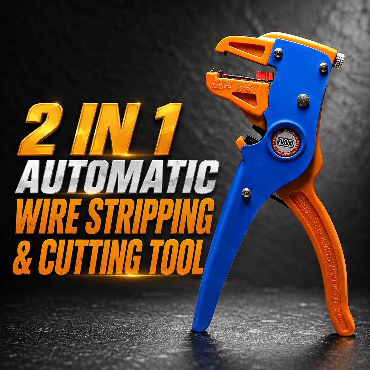 Professional 2-in-1 Automatic Wire Stripping & Cutting Tool