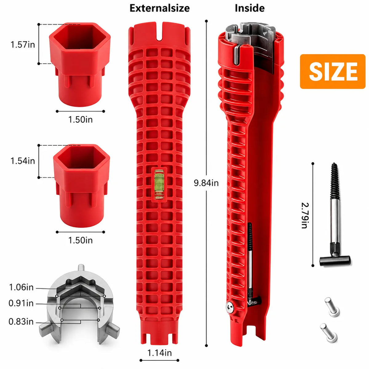 Anti-Slip Tap & Sink Plumbing Repair Wrench